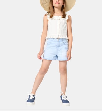 Débardeur à bretelles volants - Michael Kors Kids - Off white