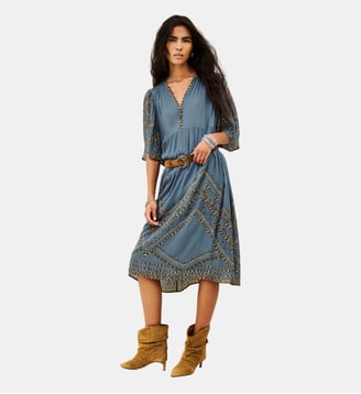 ROBE PACIFICA - Ba&sh - Bleu