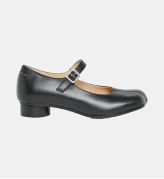Chaussures Mary Jane avec bout anatomique - MM6 Maison Margiela - Noir