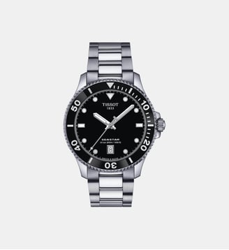 Montre Seastar Noir T1204101105100 - Tissot - Argenté