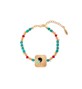 Bracelet Toutank multiples perles - Hipanema - Bleu