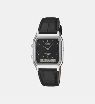 Montre Vintage Noir AQ-230EL-1AEF - Casio - Argenté