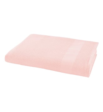 Drap De Douche Naïade - Anne de Solène - Rose clair