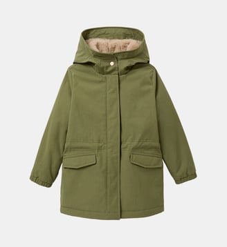 Parka imitation fourrure - Collection Junior - Cyrillus - Vert olive