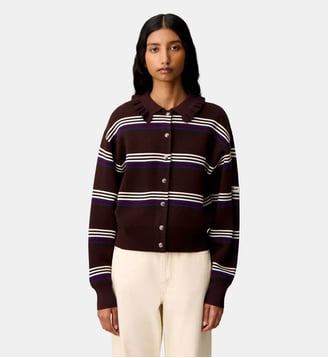 Cardigan maille rayé - Claudie Pierlot - Multicolore