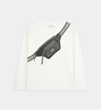 T-shirts à manches longues - Marc Jacobs Kids - Ivoire pastel