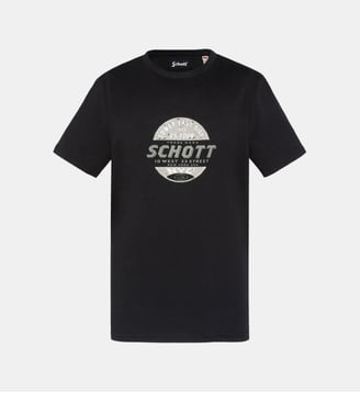 T-shirt imprimé - Schott - Noir