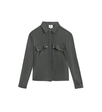 CHEMISE uni CERES - La Petite Etoile - Kaki