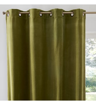 Rideau velours oeillets Velvet La Redoute Interieurs