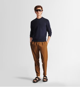 Pull ashtton col rond coupe regular - Fusalp - Marin