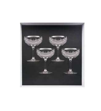 Coffret 4 Coupes à Cocktail/glace 28 Cl - Newport - Degrenne - Transparent