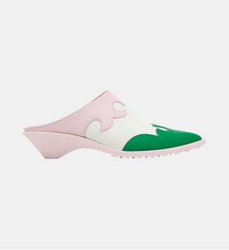 Mules Anita - Camper - Rose et blanc