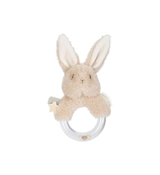 Anneau hochet Lapin - Newborn - Little Dutch - Beige