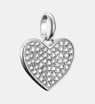 Pendentif Charm cœur pavé Connect - Thomas Sabo - Argent