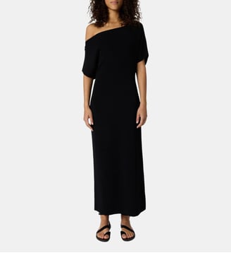 Robe longue en jersey - AUBRINE - Gerard Darel - Noir