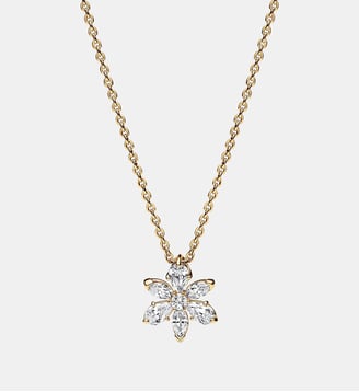 Collier à Pendentif Herbier Scintillant - Pandora - Doré