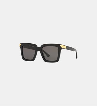 Lunettes de soleil BV1005S 6J000236 - Bottega Veneta - Noir brillant
