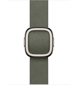 Bracelet 42 mm - Large Boucle moderne gris sauge - Apple - Gris