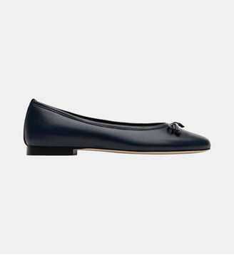 Bora - Ballerines En Cuir Nappa Marine - Sacchetto - Parallèle - Marine