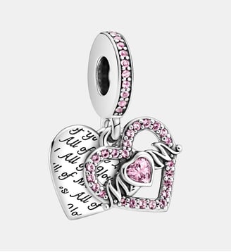 Charm Pendant Cœur & Mum (Maman) - Pandora - Argenté