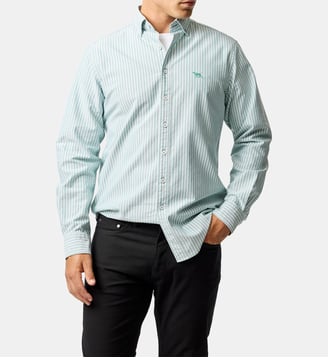 Chemise Gunn Oxford à rayure 4 - Rodd & Gunn - Vert gazon