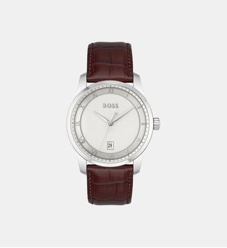 MONTRE BOSS MARRONPCE. - BOSS - Argenté