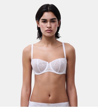 Soutien-gorge corbeille en dentelle - Chantelle - Blanc