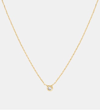 Collier doré nacre blanche - tiny Caroline Najman