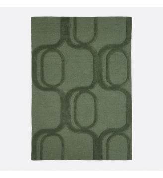 Tapis 100% laine - La Redoute Interieurs - Vert