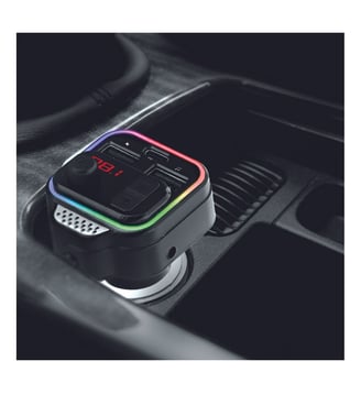 Transmetteur FM Voiture bluetooth + kit main libre - TNB - Multicolore