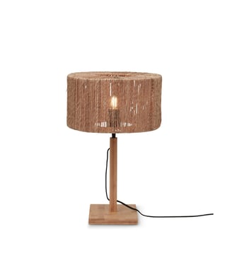 Lampe de Table Iguazu - Jute/Bambou - Ø30x37cm Good&Mojo