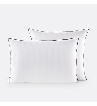 Taie d'oreiller satin de coton lavé La Redoute Interieurs