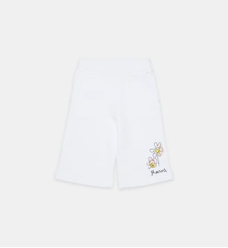 Pantalon en molleton avec logo - Marni - Blanc
