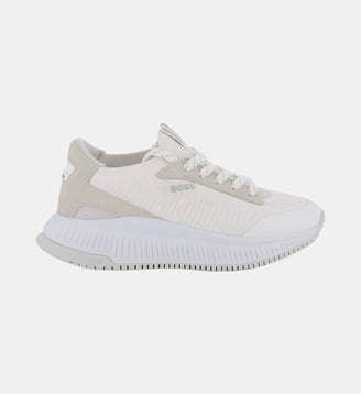 Basket à lacets - BOSS Kidswear - Blanc