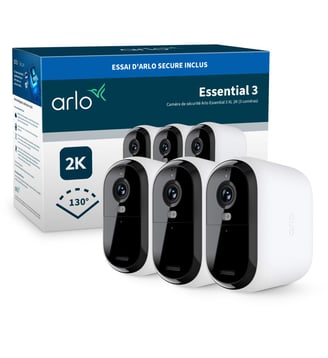 Caméra de surveillance 3 caméras ext Essential3 XL 2K Arlo