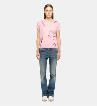 Tunisien Happy - Zadig&Voltaire - Rose peonie