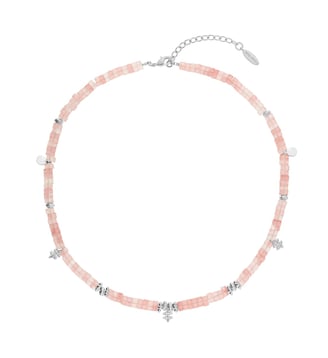Collier rondelles MAMBA - Hipanema - Rose