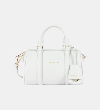 Sac polochon S Milano Ana cuir  - Lancaster - Blanc