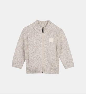 Cardigan en tricot - BOSS Kidswear - Ivory