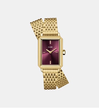 Montre Fluette Bordeaux CW11516 - Cluse - Doré