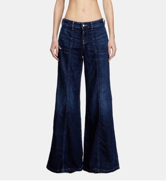 Flare Jeans - D-Akii - Diesel - Bleu foncé