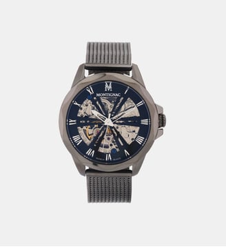 Montre automatique Round Noir MOW1005 - Montignac - Anthracite