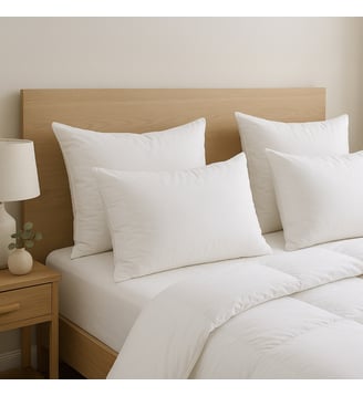 Lot de 2 oreillers Rêveur - Medium - Dunlopillo - Blanc