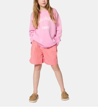 Bermuda à rayures - Zadig&Voltaire Kids - Orange et rose