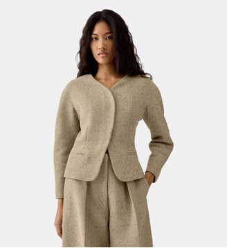 La Petite Veste Ovalo - Jacquemus - Beige