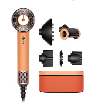 Sèche cheveux Supersonic Nural cheveux raides à ondulés Céramique Abricot Dyson