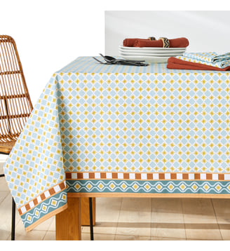 Nappe imprimée anti tache en polycoton recyclé La Redoute Interieurs