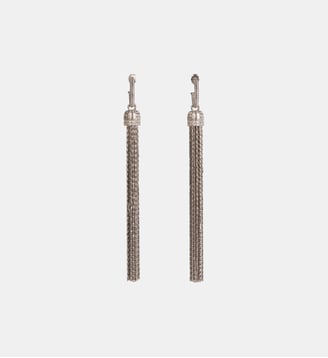 Boucles d'oreille Pampille en laiton - Balmain - Argent