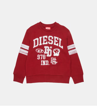 Sweat-shirt col rond avec logo Diesel Kids