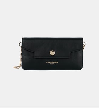 Petite pochette Mademoiselle Grace en cuir - Lancaster - Noir
